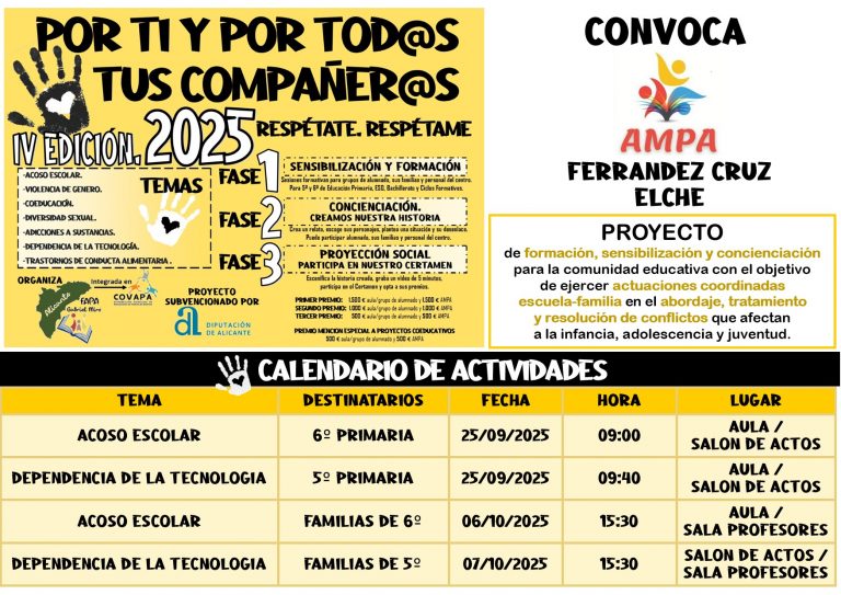 “POR TI Y POR TOD@S TUS COMPAÑER@S. Respétate. Respétame”