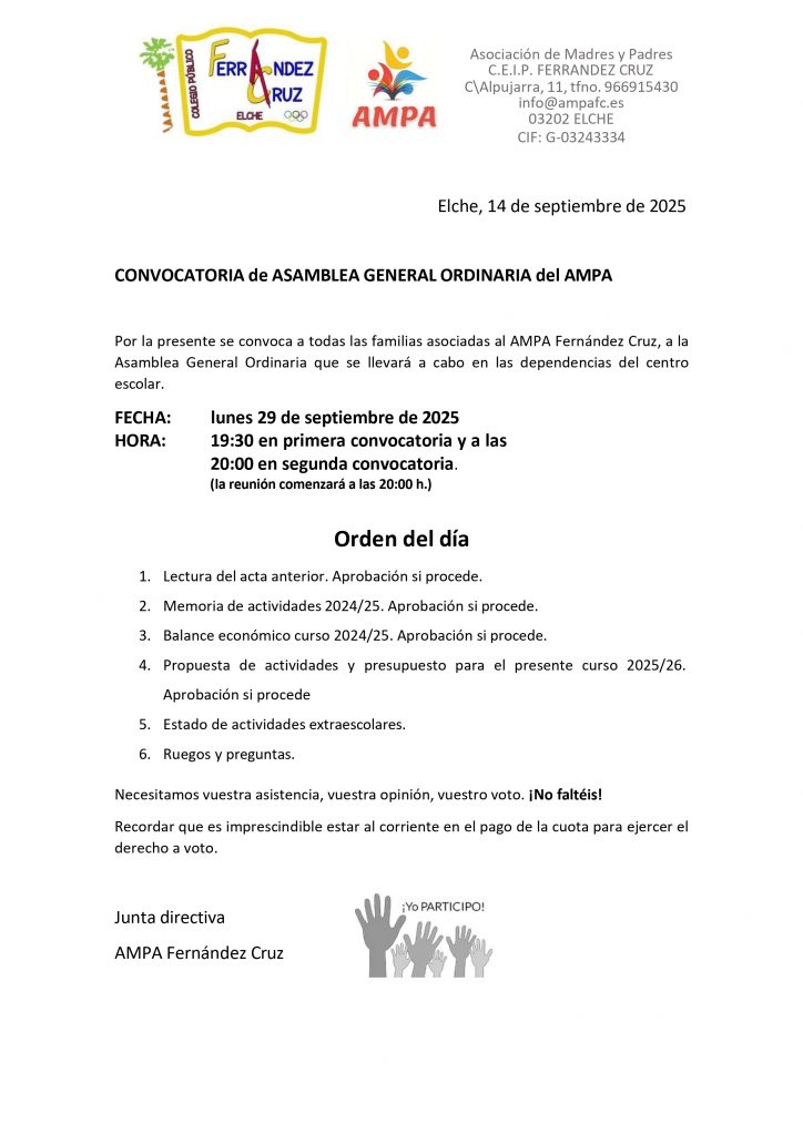 Asamblea General Ordinaria